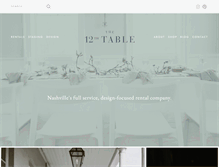 Tablet Screenshot of 12thtable.com